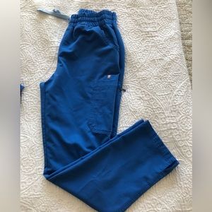 FIGS Royal Blue High Waisted Yola Skinny Scrub Pant